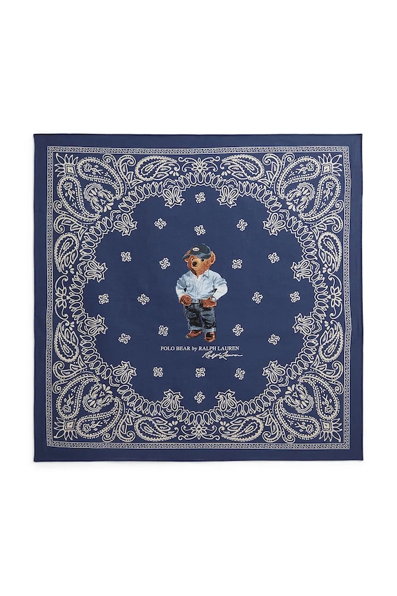 Polo Ralph Lauren Hustka pánska bavlnená modrá 449P11847