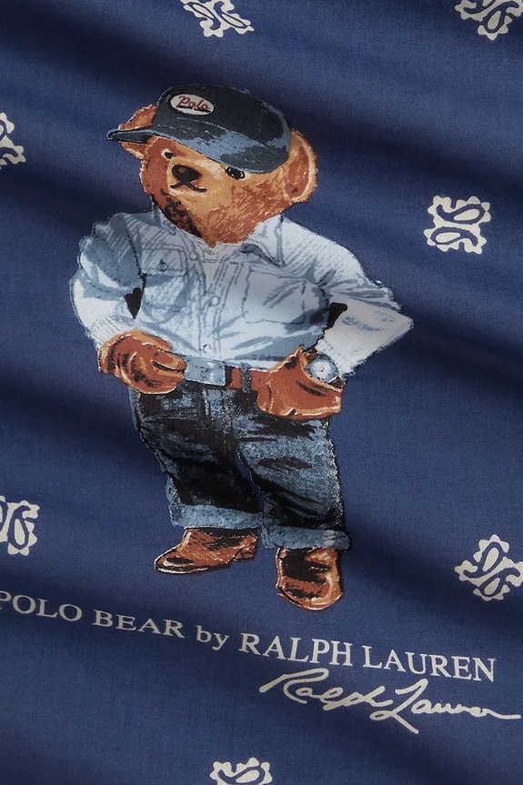 Doplnky Polo Ralph Lauren Hustka pánska bavlnená 449P11847 modrá