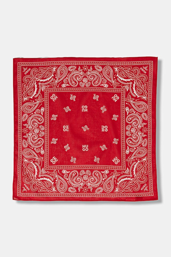 HUGO šatka pánska bavlnená 2Bandana_pack_M 50561669 modrá SS26