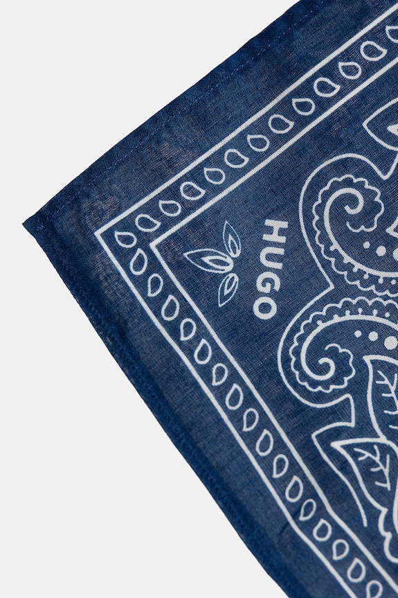 HUGO šatka pánska bavlnená 2Bandana_pack_M modrá 50561669