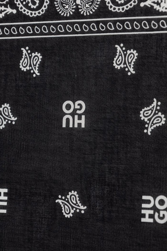 Akcesoria HUGO apaszka męska bawełniana 2Bandana_pack_M 50561669 czarny