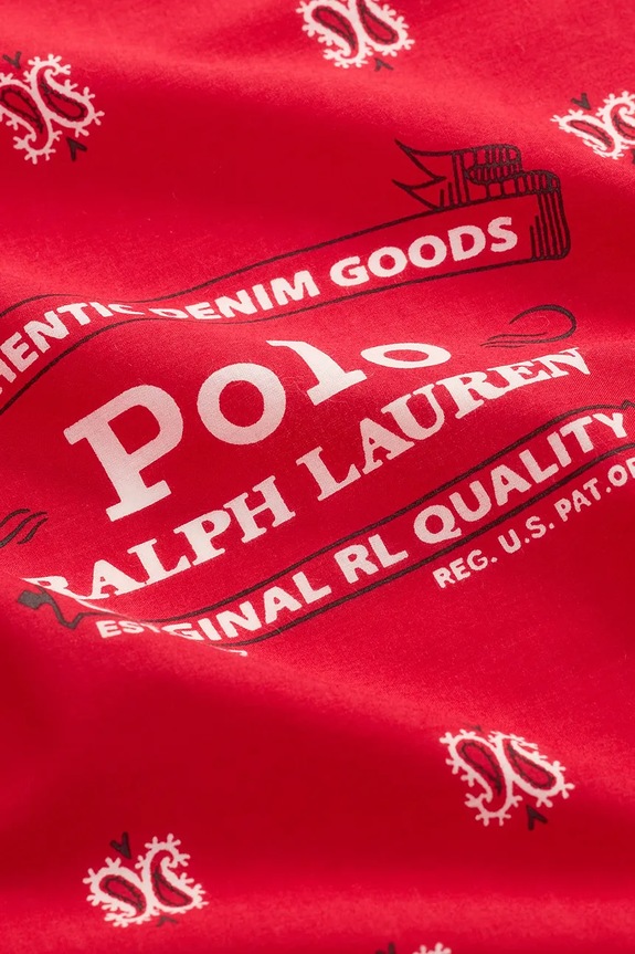 Аксесоари Polo Ralph Lauren COTTON-CLASSIC BANDANA шал от памук мъжки 449959470003 червен