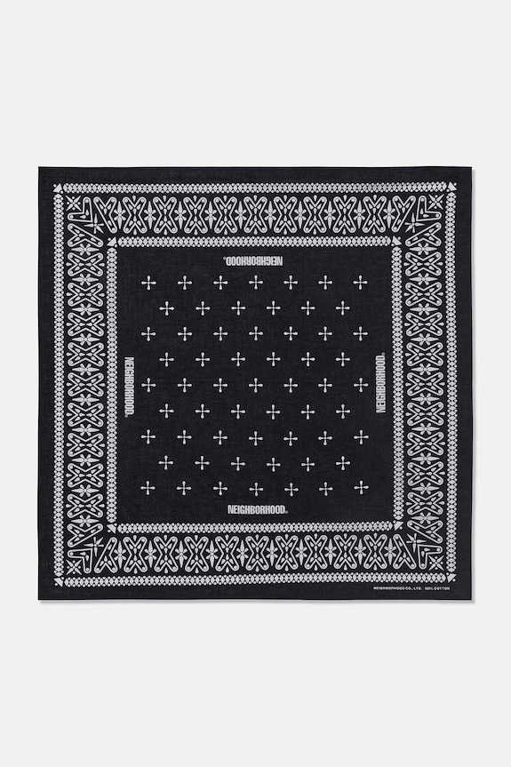 Neighborhood bandana bavlněná pánská černá 261BXNH.AC01