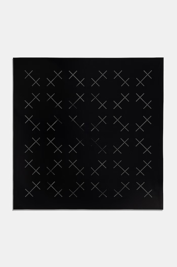 HELIOT EMIL apaszka bawełniana czarny SS26.16.165.BLK01