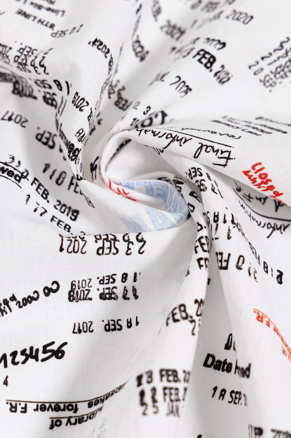 MM6 Maison Margiela eșarfă din bumbac SH0TF0002.M35804.001S alb SS26