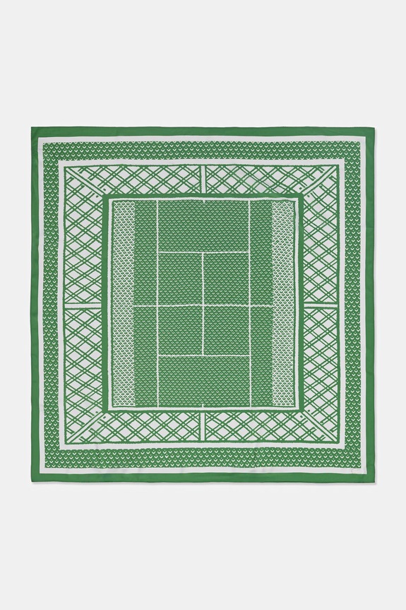 Lacoste neck scarf green RE1507
