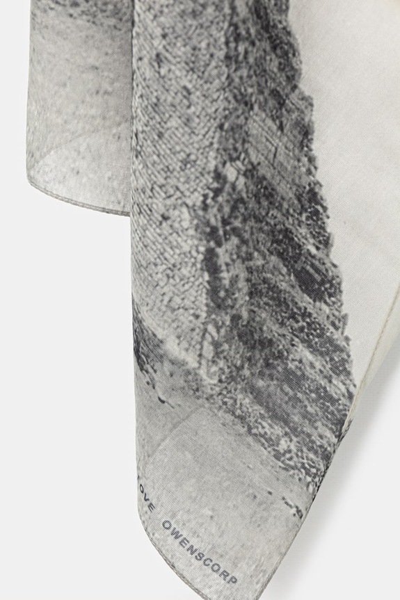 Accessories Rick Owens DRKSHDW Castillo Neck Scarf Cotton DA01F4471.SCAEP2 gray