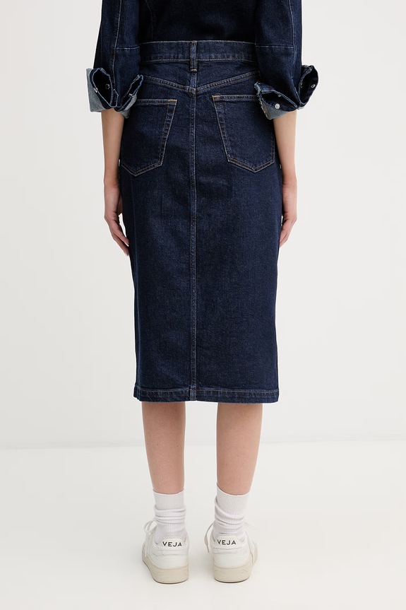 Odzież Calvin Klein Jeans spódnica jeansowa LV047E791G granatowy