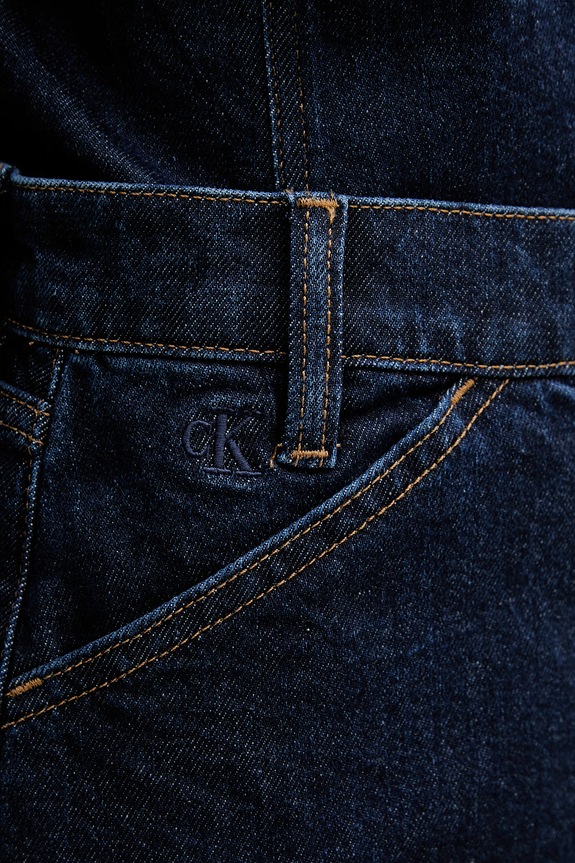 Calvin Klein Jeans spódnica jeansowa granatowy LV047E791G