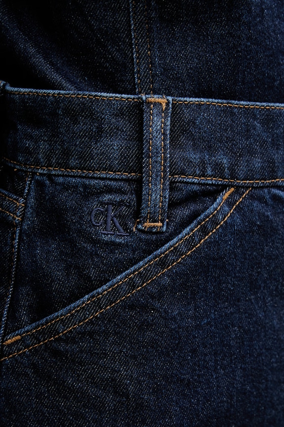 Calvin Klein Jeans spódnica jeansowa granatowy LV047E791G