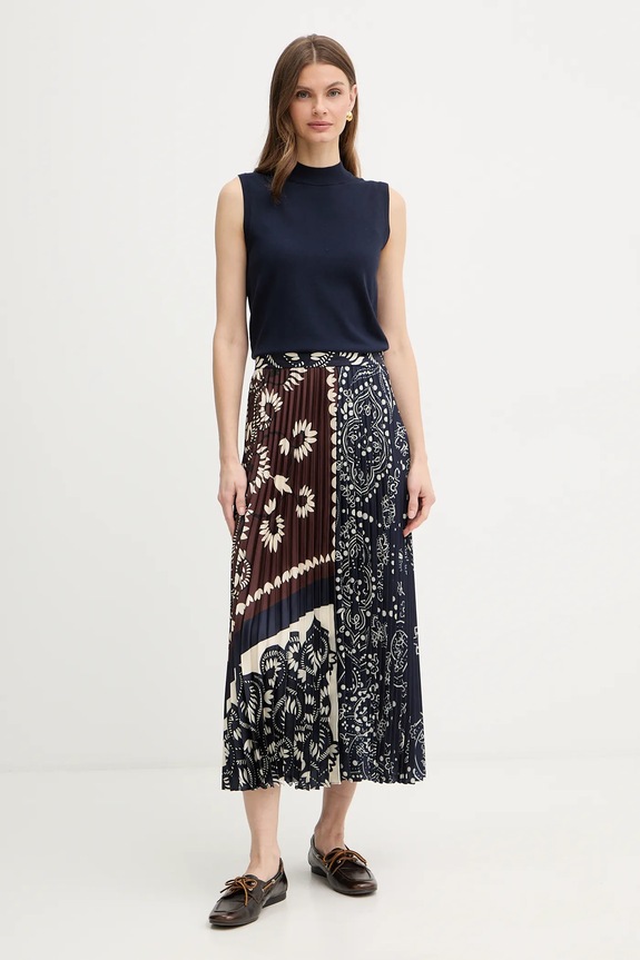 Sukňa Weekend Max Mara MILORD 2615101011600 modrá SS26