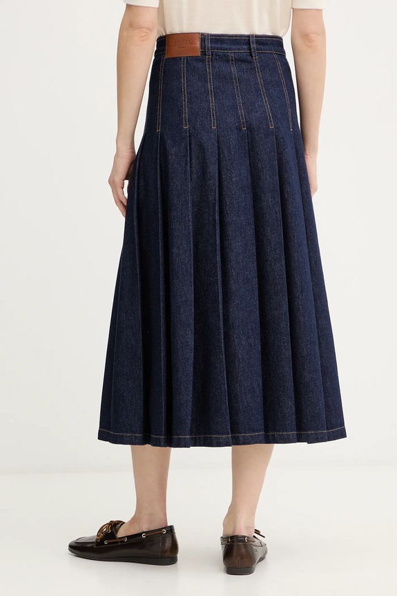 Oblečenie Rifľová sukňa Weekend Max Mara OVALE 2615101071600 tmavomodrá