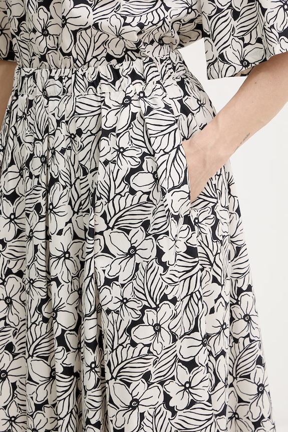 Βαμβακερή φούστα Weekend Max Mara UOMO λευκό 2615101022600