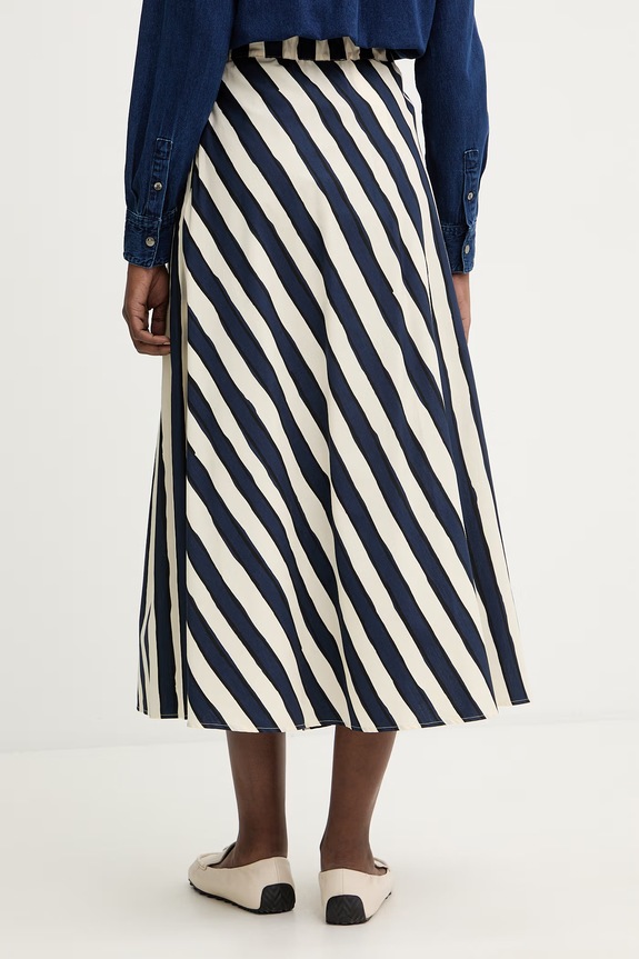 Odzież Weekend Max Mara spódnica bawełniana UOMO 2615101022600 granatowy