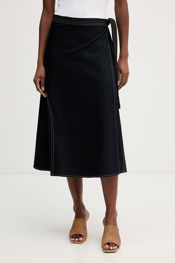 MM by Max Mara fustă RANE uni bleumarin 2616771027600