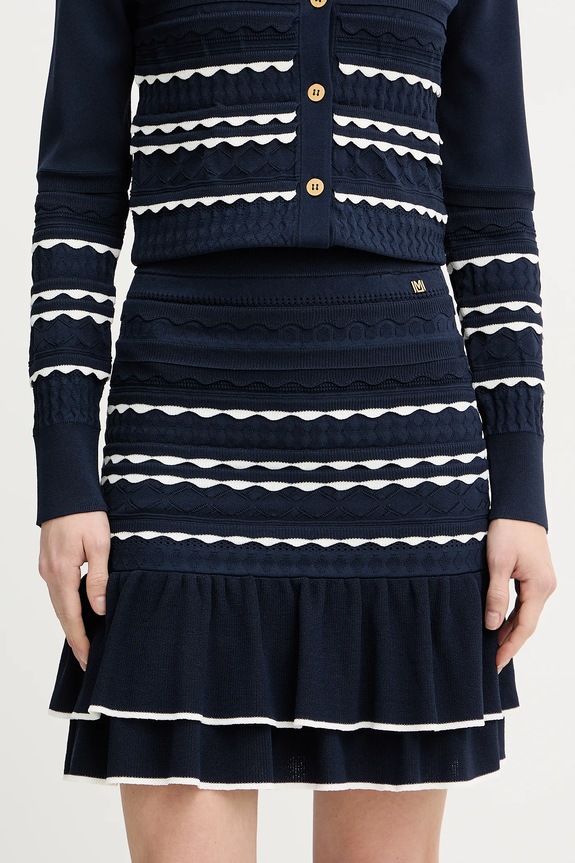 Marciano by Guess szoknya BRUNA sima sötétkék 6RGD02.5809Z