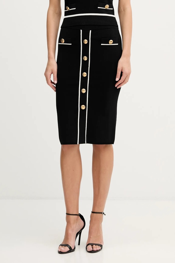 Marciano by Guess fustă NOEMI uni negru 6RGD03.5905Z