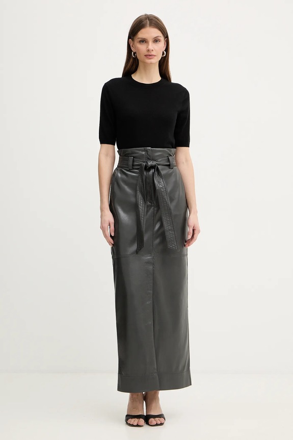 Φούστα BOSS Orange C Vacaro 50552363 γκρί SS26