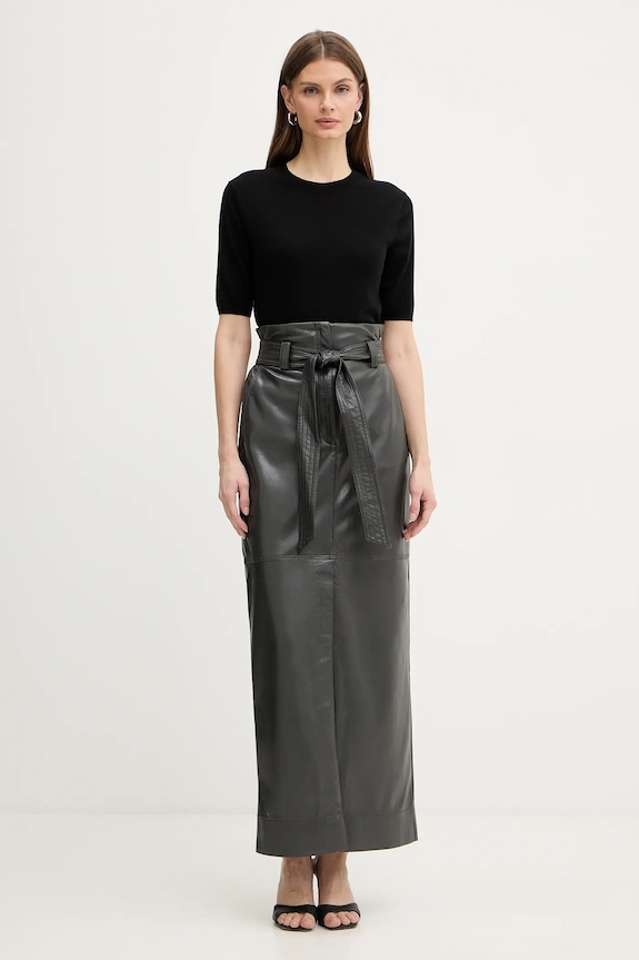 Φούστα BOSS Orange C Vacaro 50552363 γκρί SS26