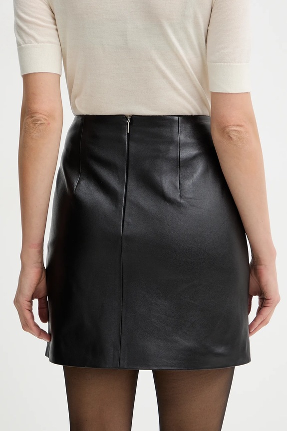 Odjeća Kožna suknja BOSS Seby 50552202 crna