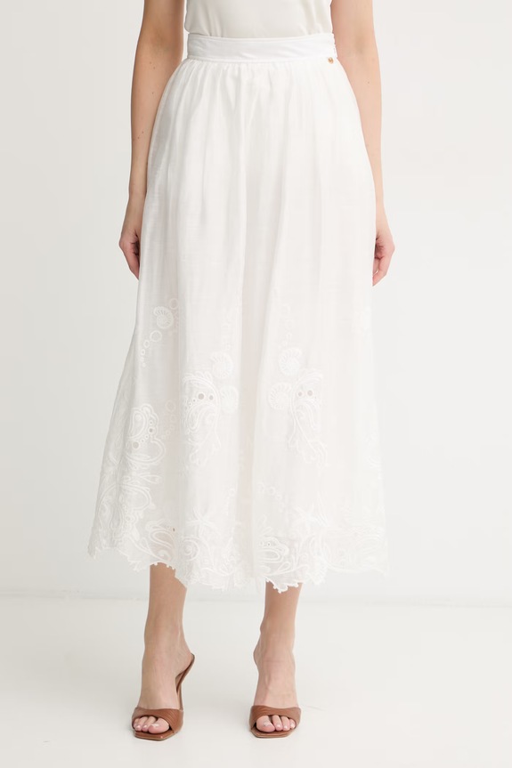 Marciano by Guess юбка с добавлением льна S - GRACIE бежевый G6GD27.W2869