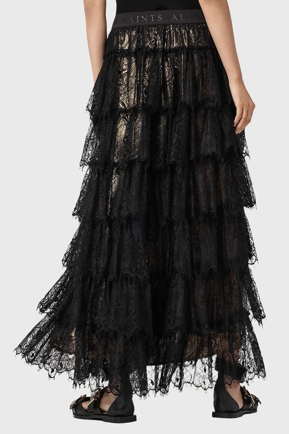 Φούστα AllSaints W069RD μαύρο SS26