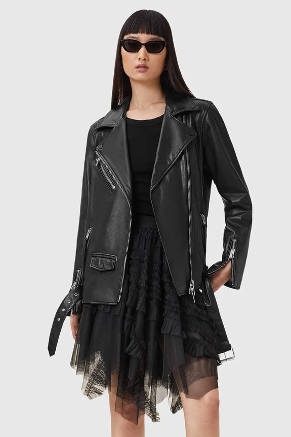 AllSaints spódnica W040RD czarny