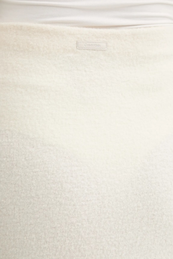 Calvin Klein spódnica wełniana beżowy LV144E366G