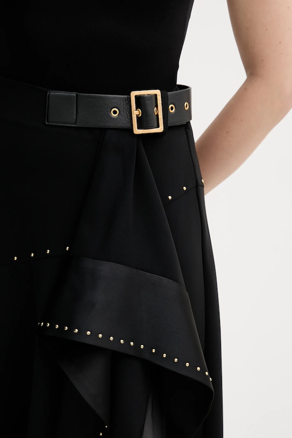 Φούστα Karl Lagerfeld MINI STUD μαύρο B1W12009