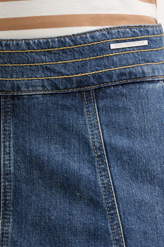 Karl Lagerfeld farmer szoknya FASHION DENIM sötétkék B1W12014