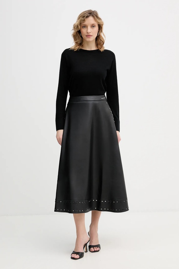 Φούστα Karl Lagerfeld B1W12011 μαύρο SS26