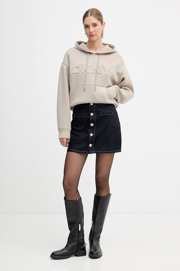 Dkny fustă jeans DJ5K9594 bleumarin SS26