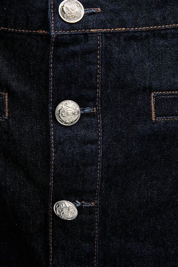 Dkny fustă jeans bleumarin DJ5K9594