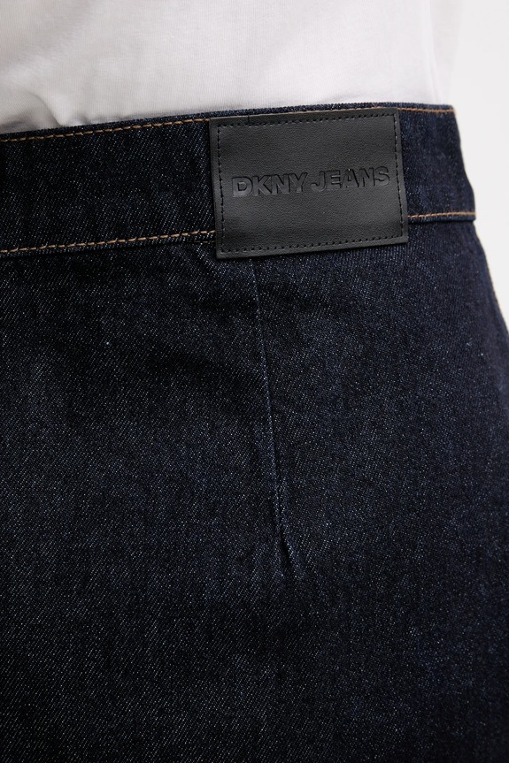Dkny fustă jeans DJ5K9594 bleumarin