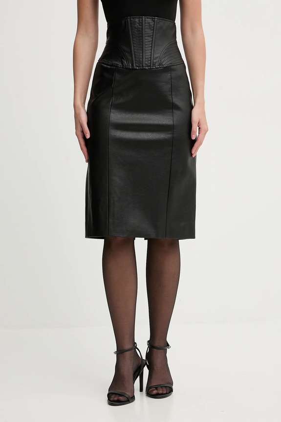 Bardot spódnica midi czarny 60225SB