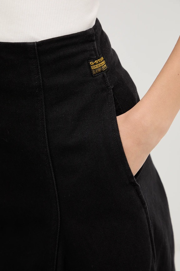 G-Star fustă din denim Flare Skirt negru D27941.E078