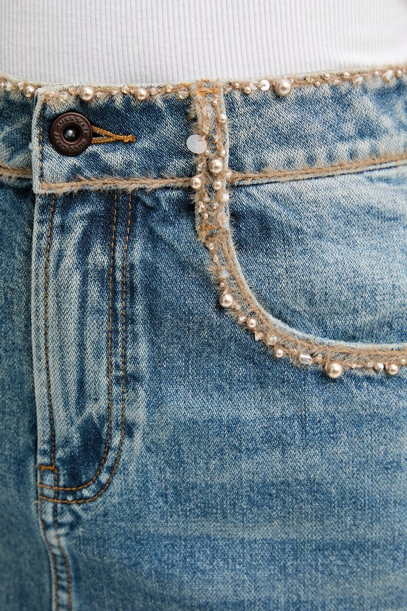 Miss Sixty fustă jeans 6S4KJ05800