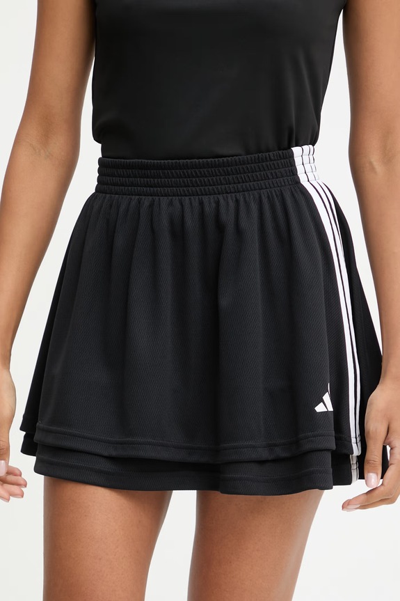 Φούστα adidas House of Tiro απλικέ μαύρο JY7632