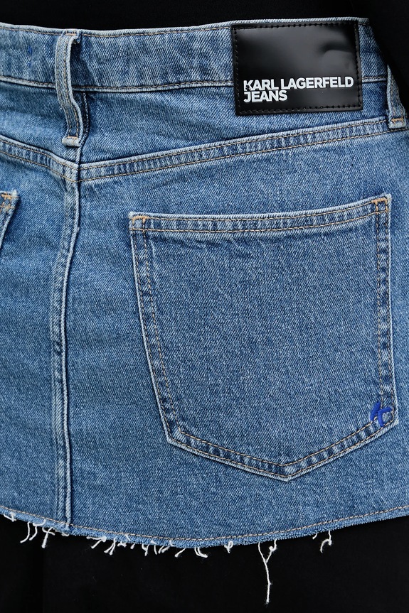 Suknja Karl Lagerfeld Jeans crna B1W12019