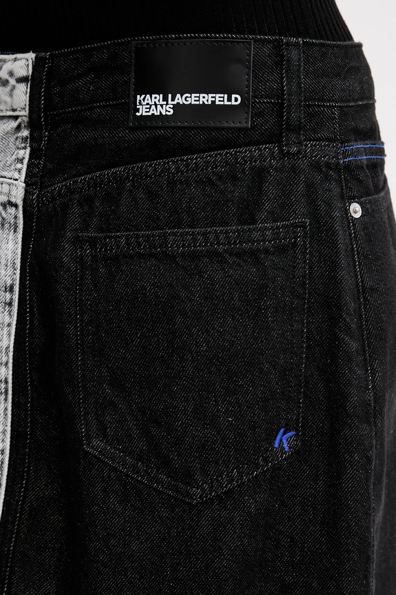 Karl Lagerfeld Jeans gonna di jeans nero B1W12015