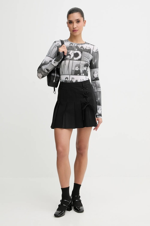 Sukně Karl Lagerfeld Jeans B1W12020 černá SS26