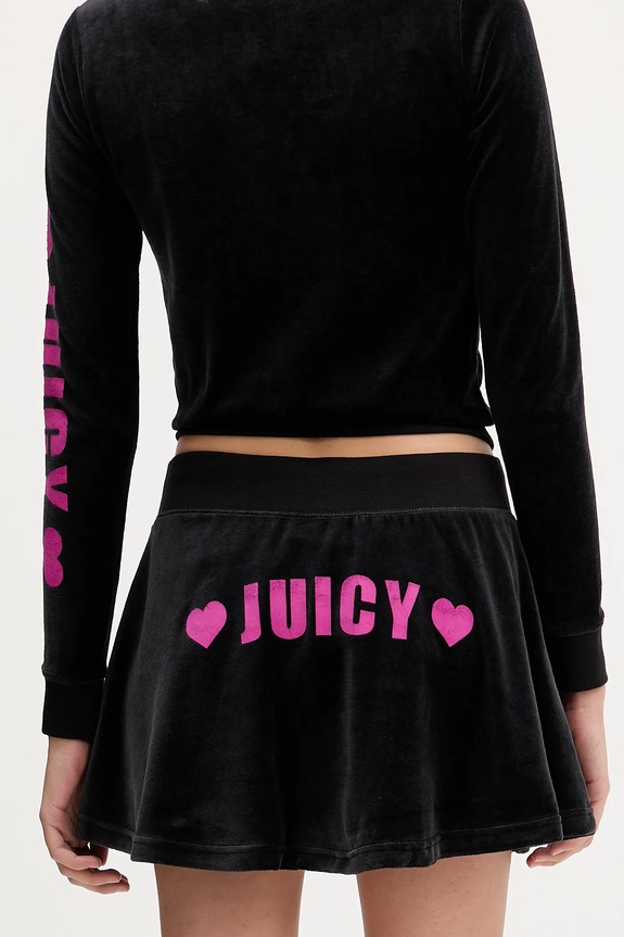Oblečenie Zamatová sukňa Juicy Couture Angel JCNGS126457 čierna