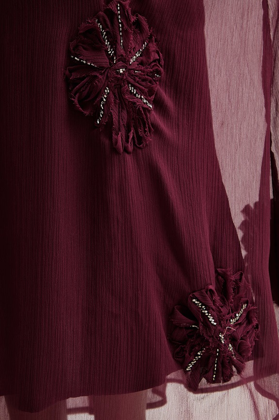 Pedro del Hierro fustă burgundia 7593172
