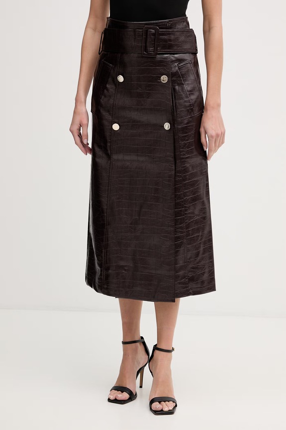 Φούστα Morgan casual μπορντό JADYNA