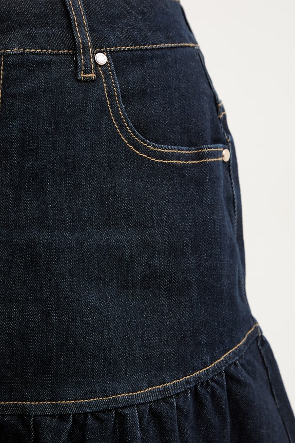 Morgan spódnice jeansowe granatowy JSOUBIA