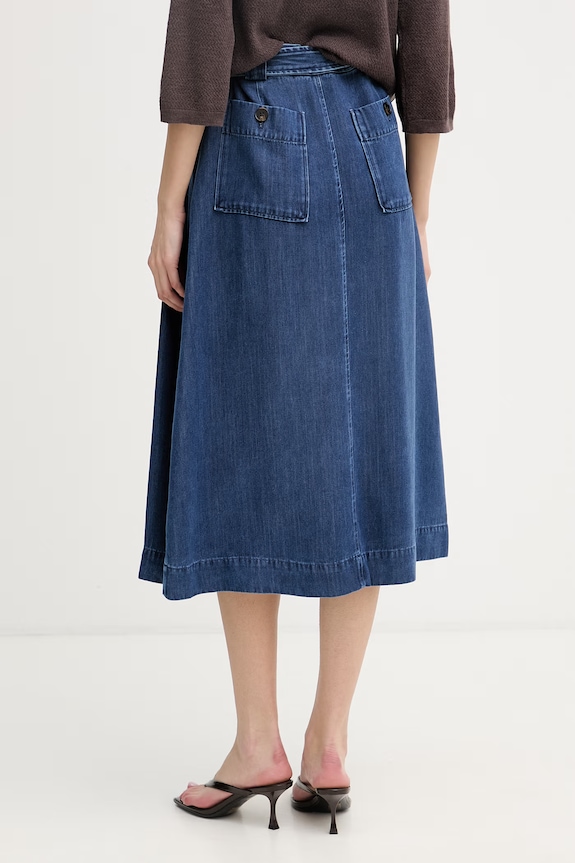 Îmbrăcăminte Mos Mosh fustă din denim Koda 176860 bleumarin