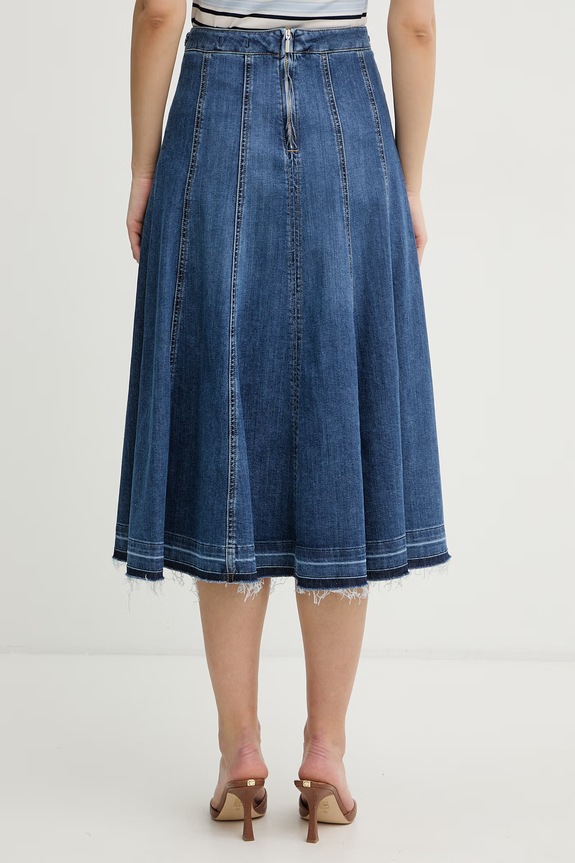 Abbigliamento Liu Jo gonna in cotone UA6085.D0275 blu