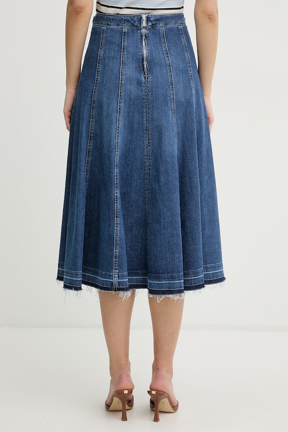 Abbigliamento Liu Jo gonna in cotone UA6085.D0275 blu