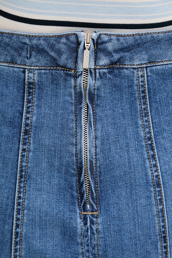 Liu Jo gonna in cotone UA6085.D0275 blu