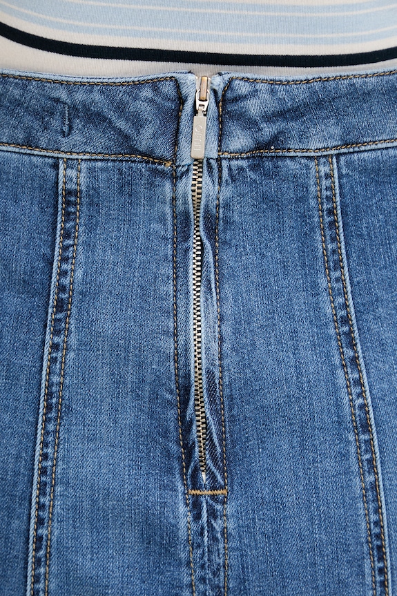 Liu Jo gonna in cotone UA6085.D0275 blu